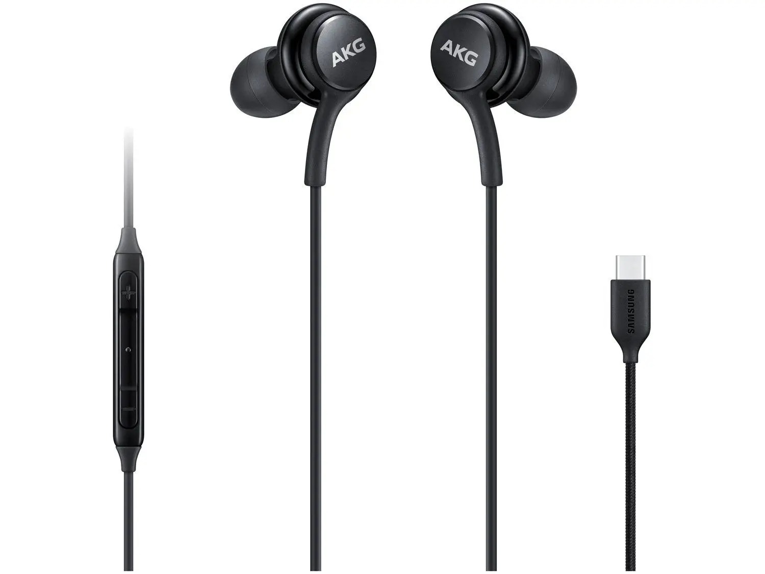Fone Samsung AKG USB tipo-C com fio e controles