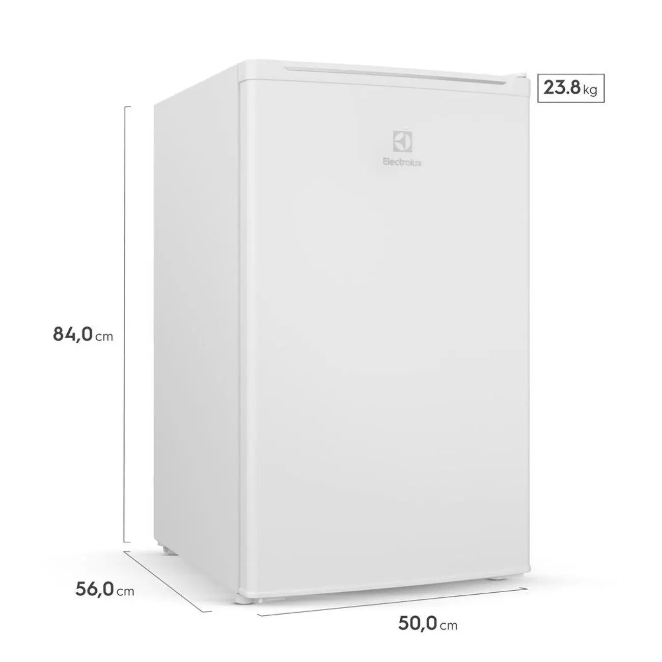 Frigobar Electrolux 122L Branco Efficient com Controle de Temperatura EM120 110/220V - Imagem 2