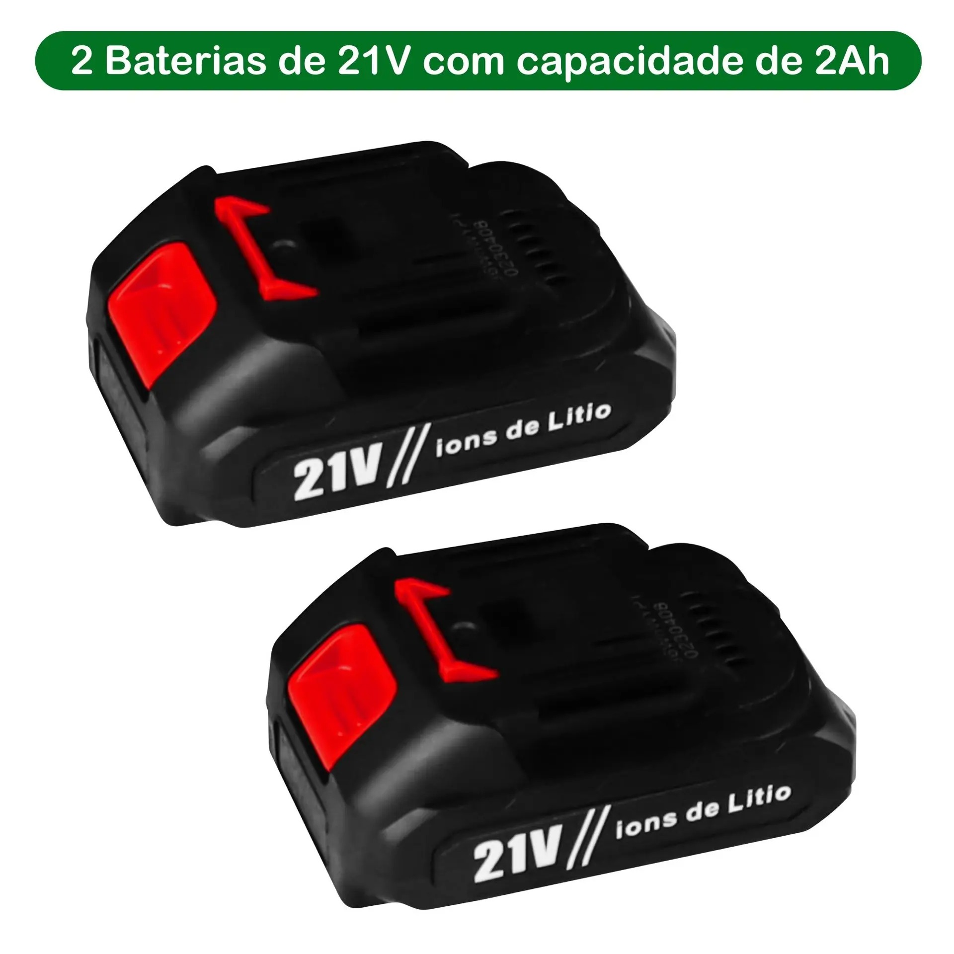 Mini Motosserra Elétrica Portátil 21V Mini Eletrosserra c/2 Baterias Lítio TSER21 - Trato - Imagem 3