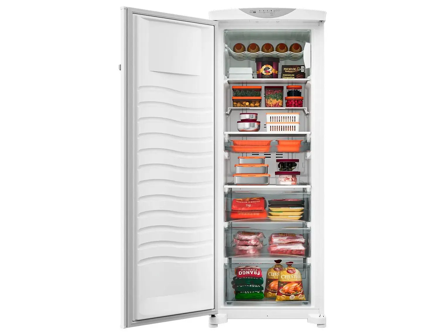Freezer 276 Litros Vertical Flex Frost Free Branco Brastemp - BVR28PB 110/220V - Imagem 3