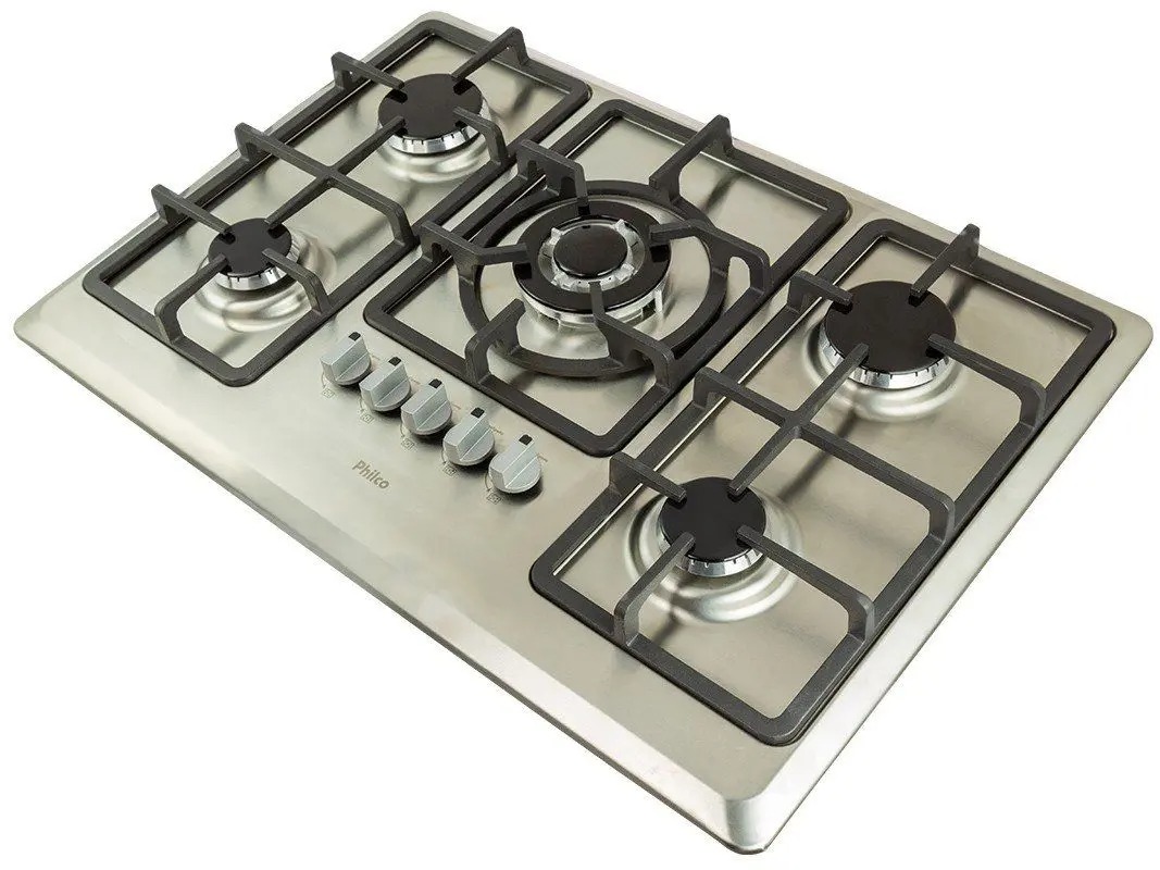 Fogão Cooktop Philco 5 bocas Tripla Chama PCT05ITC Inox Bivolt - Imagem 4