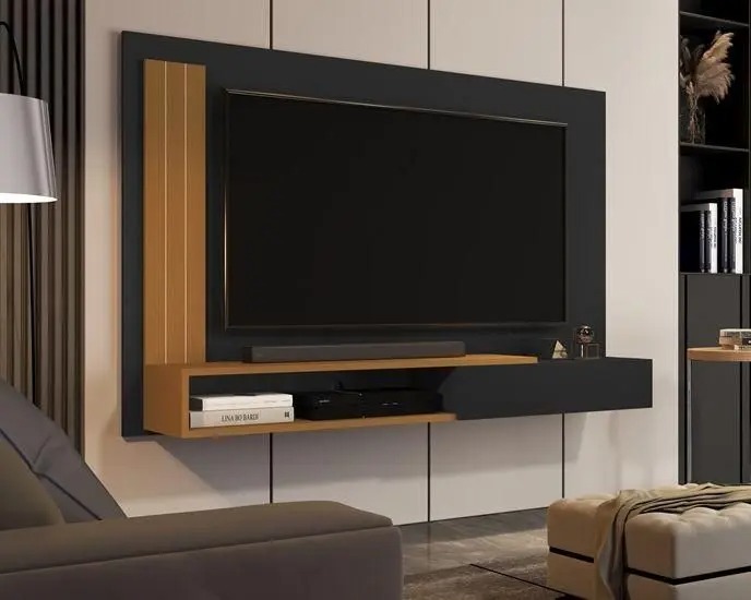 Painel Sala Quarto Luxo Para TV Até 50 Polegadas Match - Cores - Comprar Moveis para sua Casa - Comprar Móveis em Casa