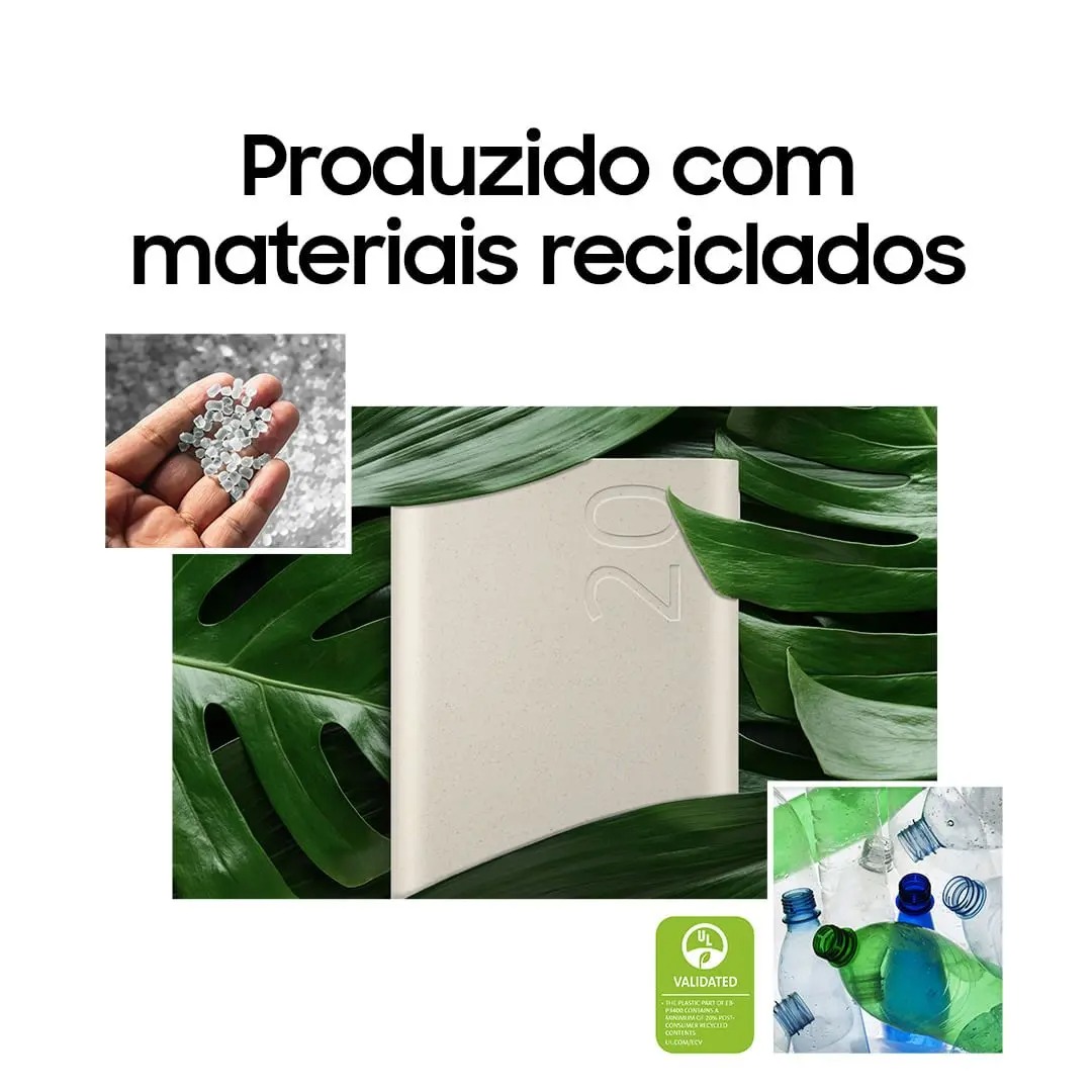 Bateria Carregador Portatil 3x USB-C 20000mAh Super Rapida 45W - Samsung - Imagem 5