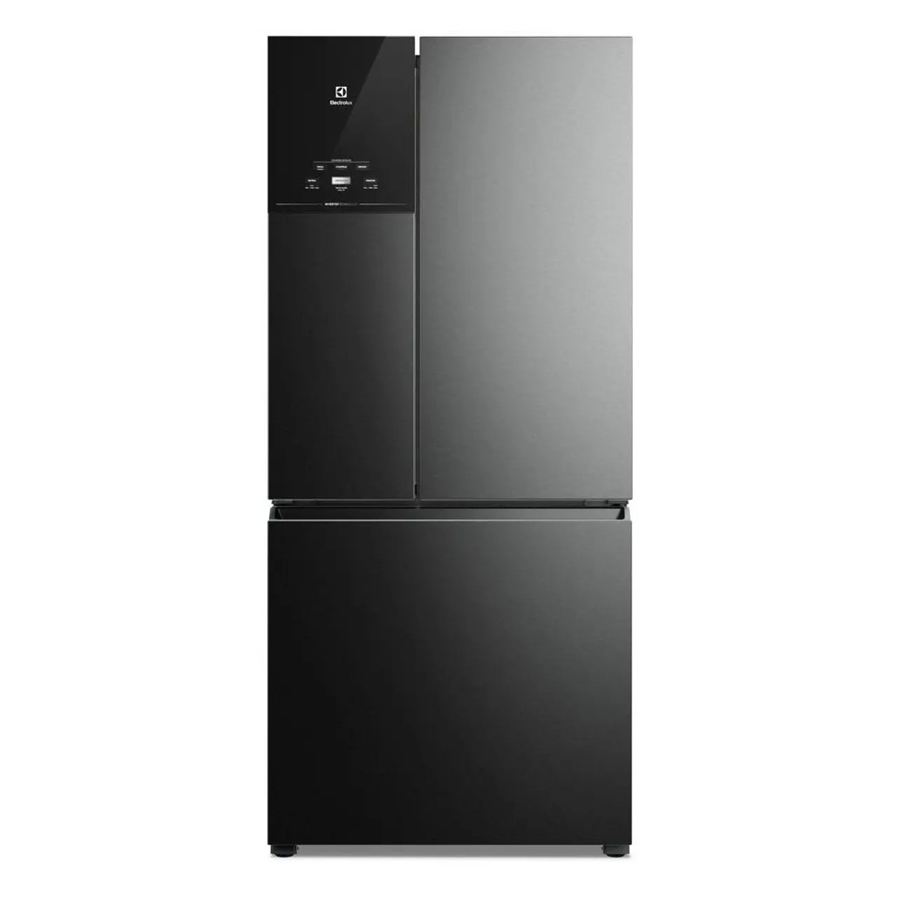 Geladeira Electrolux Frost Free Inverter 596L AutoSense 3 Portas Cor Black Inox Look (IM8B) 110/220V