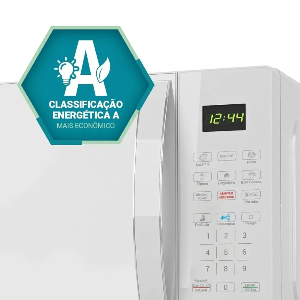 Microondas Philco PMO30B 28L 1100W Com Função Descongelar Rápido, Trava de Segurança e Display Digital 110/220V - Imagem 2