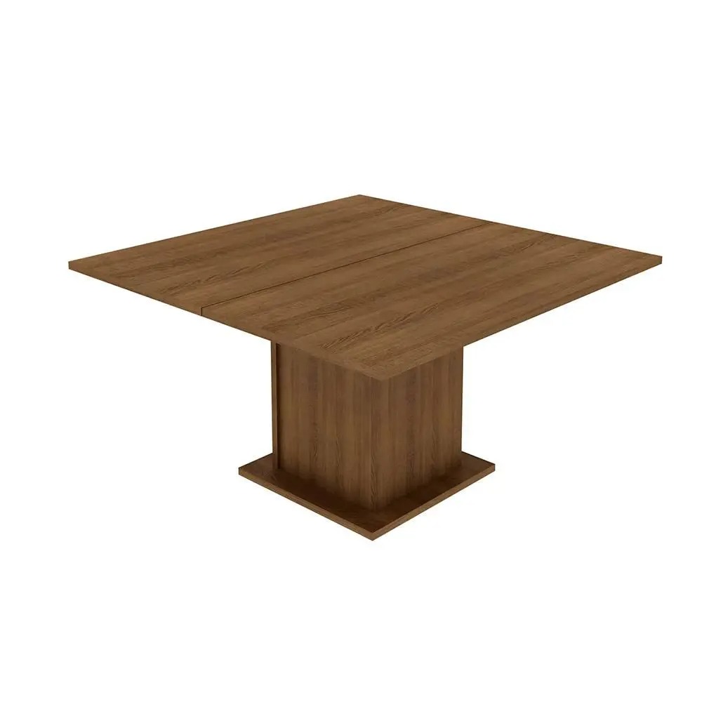 Conjunto Sala de Jantar Mesa Tampo de Madeira 8 Cadeiras Rustic/Crema/Bege Marisa Madesa - Imagem 6