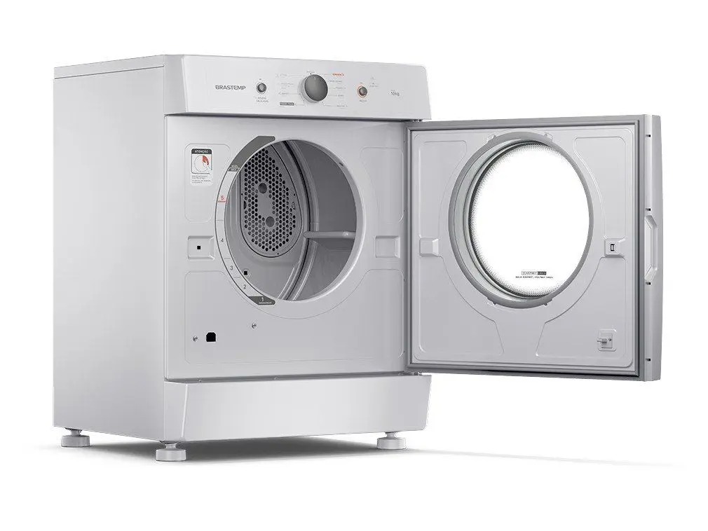 Secadora de Roupas Brastemp de piso 10KG Cesto em Aço esmaltado Branco BSR10BB 110/220V - Imagem 3