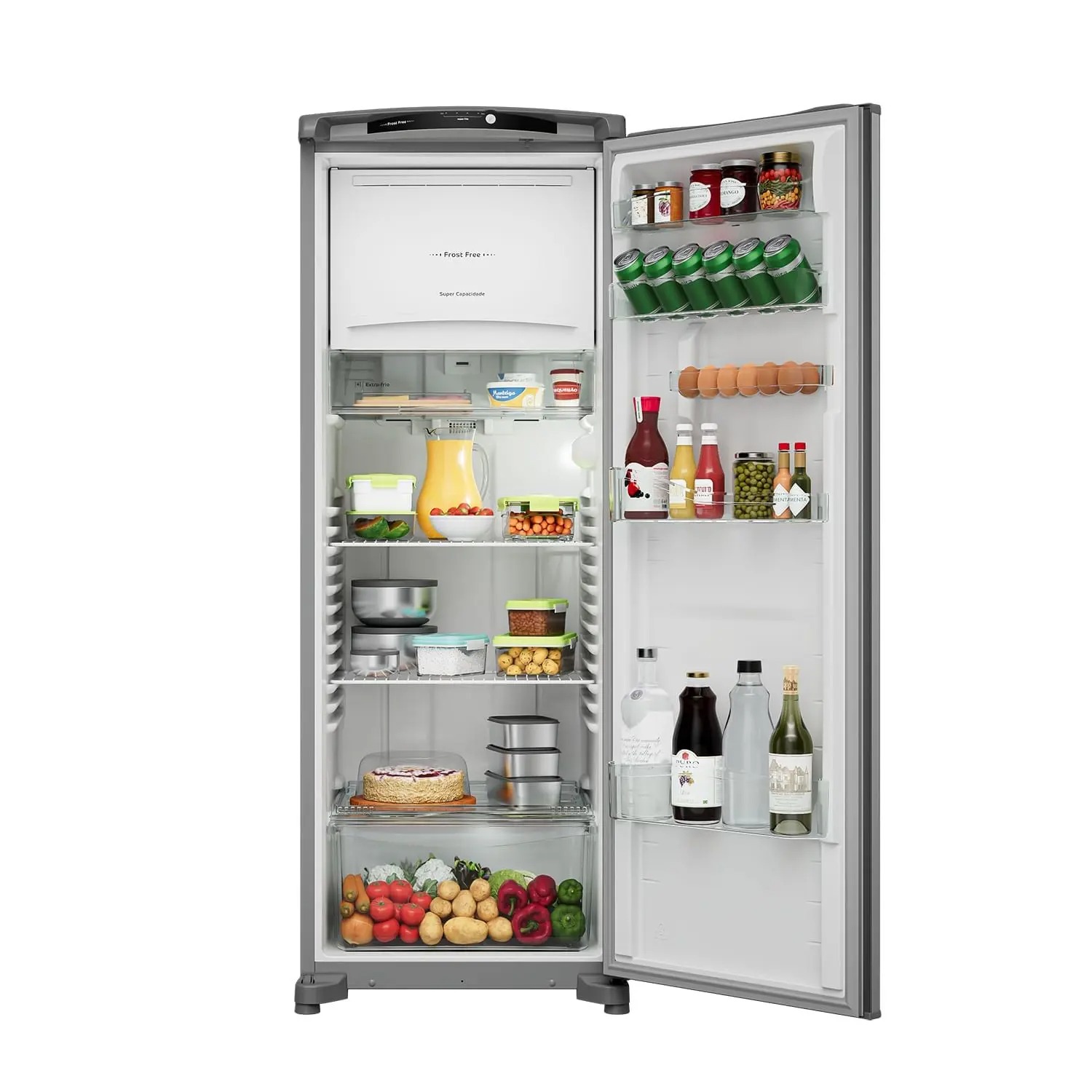 Geladeira Frost Free 337L com Espaço Extra Frio Inox Consul - CRB39MK 110/220V - Imagem 5