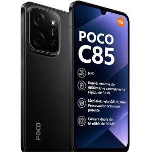 Xiaomi POCO C85 NFC 120Hz 256GB 8GB Câmera 50MP Tela 6.88 120Hz