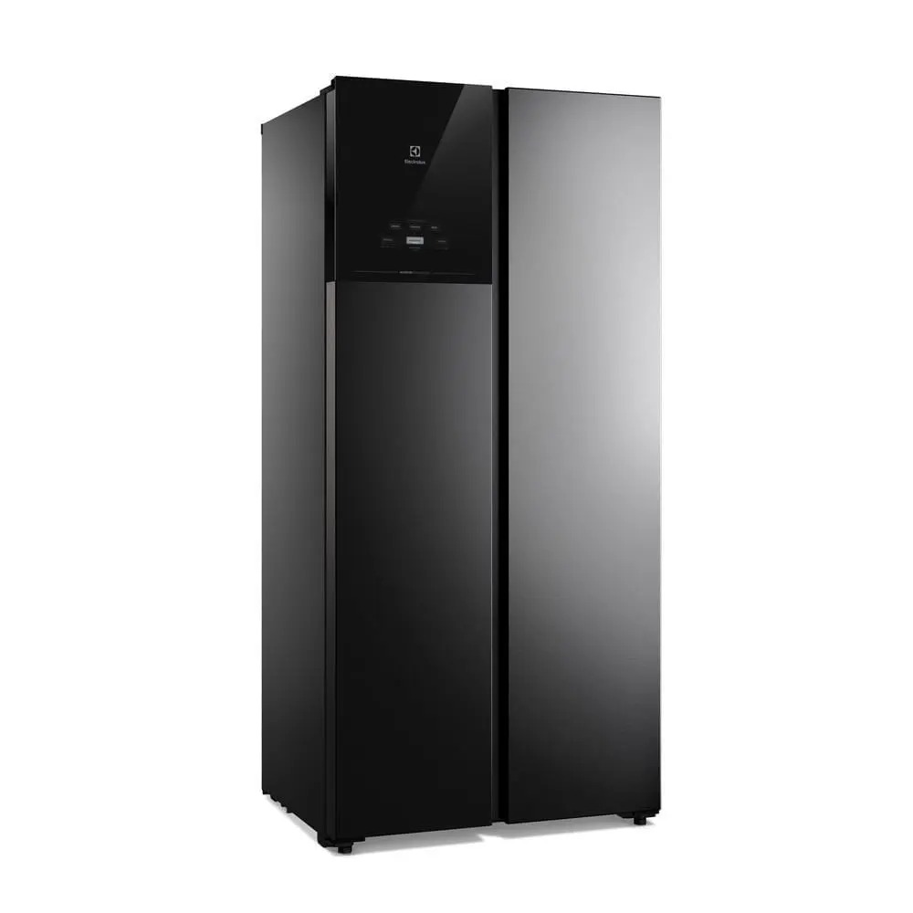 Geladeira Electrolux Frost Free Inverter 431L AutoSense Bivolt Side by Side Black Inox Look (ES40B) - Imagem 3