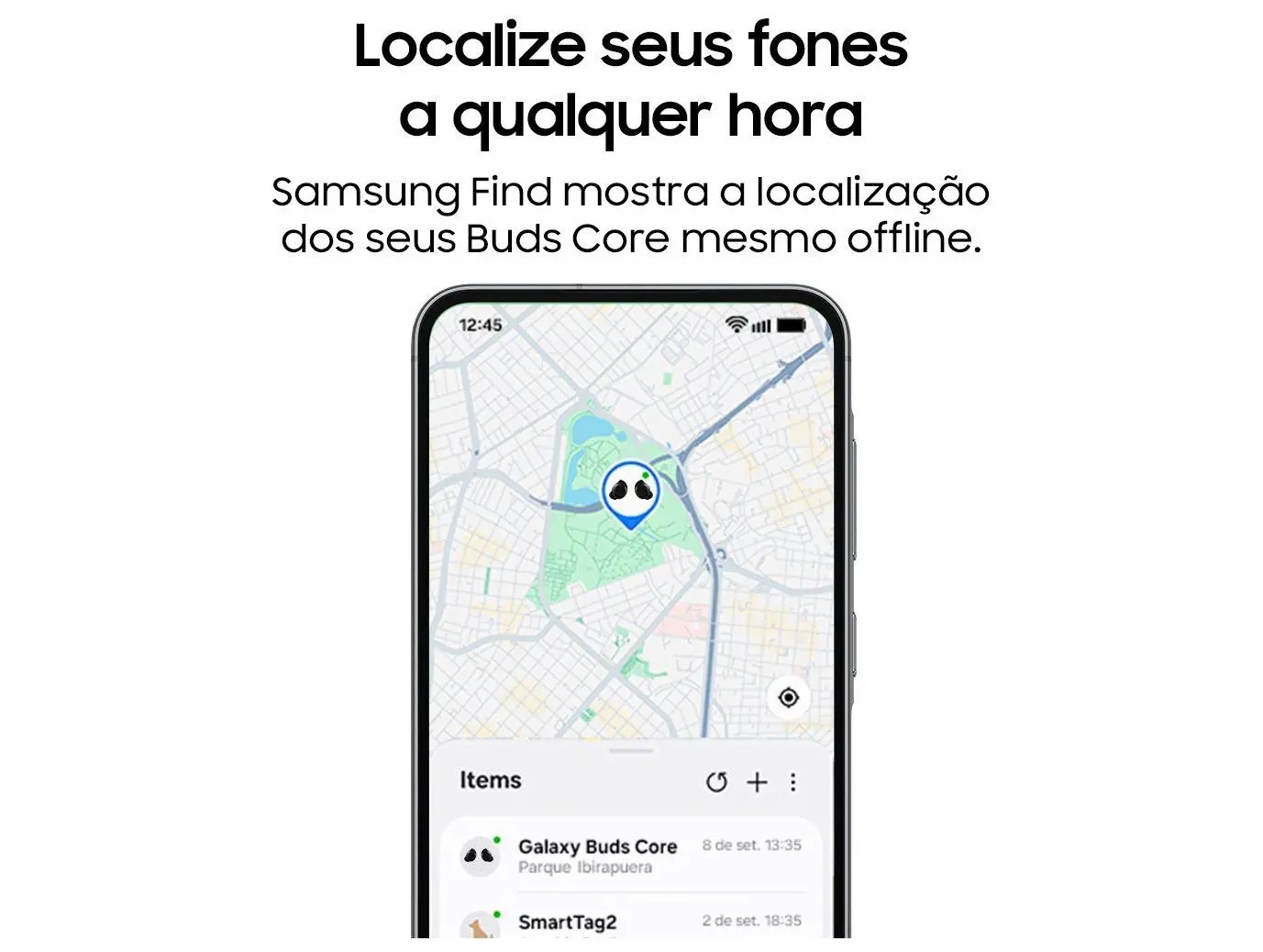Fone de Ouvido Bluetooth Samsung Buds Core com Microfone Cancelamento de Ruído Esportivo Intra-auricular True Wireless Preto - Imagem 6