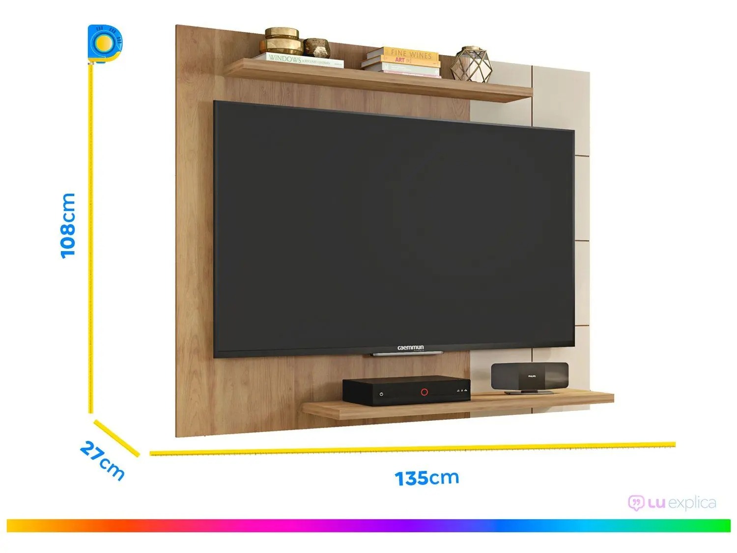 Painel para TV 58” Caemmun Cros - Imagem 4
