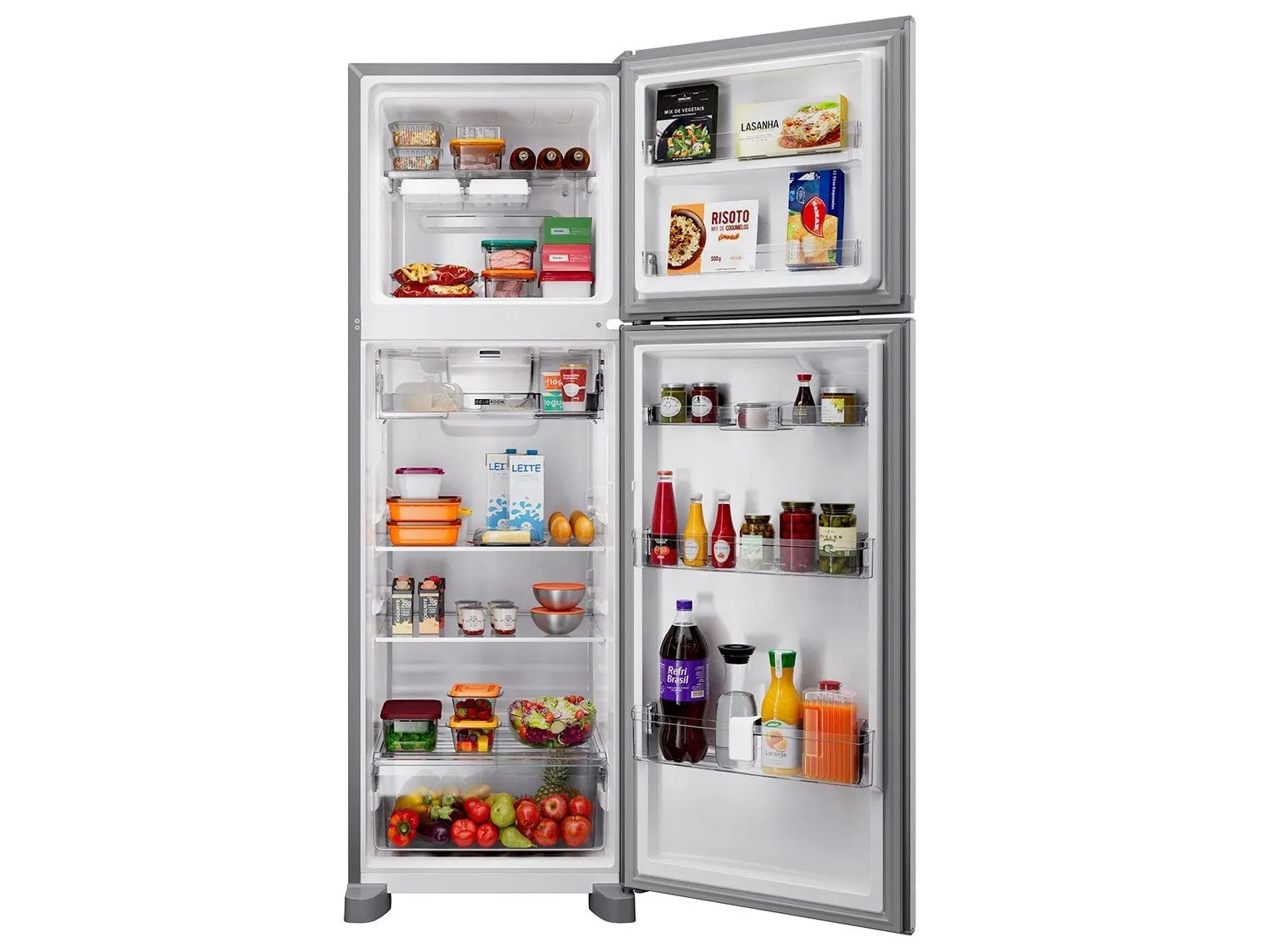 Geladeira/Refrigerador Brastemp Frost Free Duplex Inox 415L BRM52MK 110/220V - Imagem 2