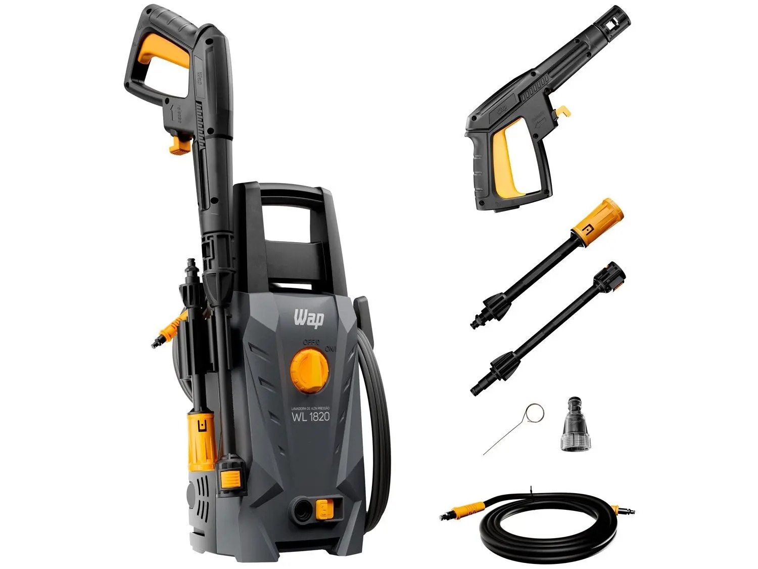 Lavadora de Alta pressão e Desobstruidora WAP - 1500 PSI 1400W Ultra WL 1820