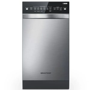 Lava-Louças 10 Serviços Brastemp Cor Inox com Ciclo Pesado - BLF10BR 110/220V