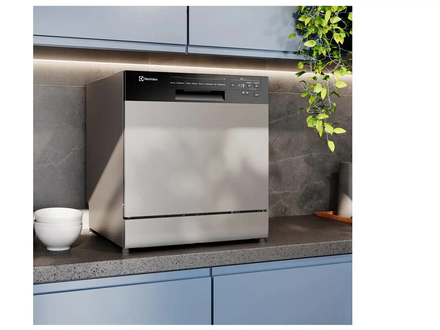 Lava-Louça Electrolux 8 Serviços Inox com Programa Lava & Seca 50 min (LS08E) 110/220V - Imagem 2