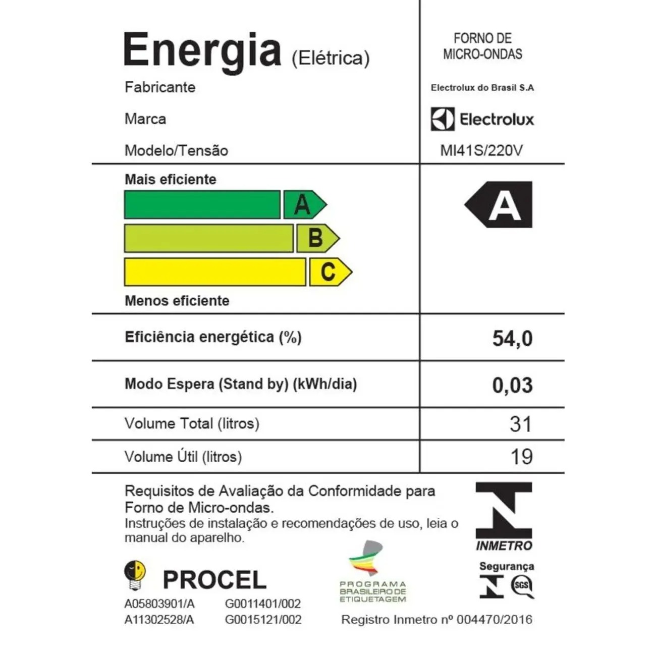 Micro-ondas Electrolux 31L cor Inox Espelhado com Painel Integrado e Função Tira Odor (MI41S) 110/220V - Imagem 3