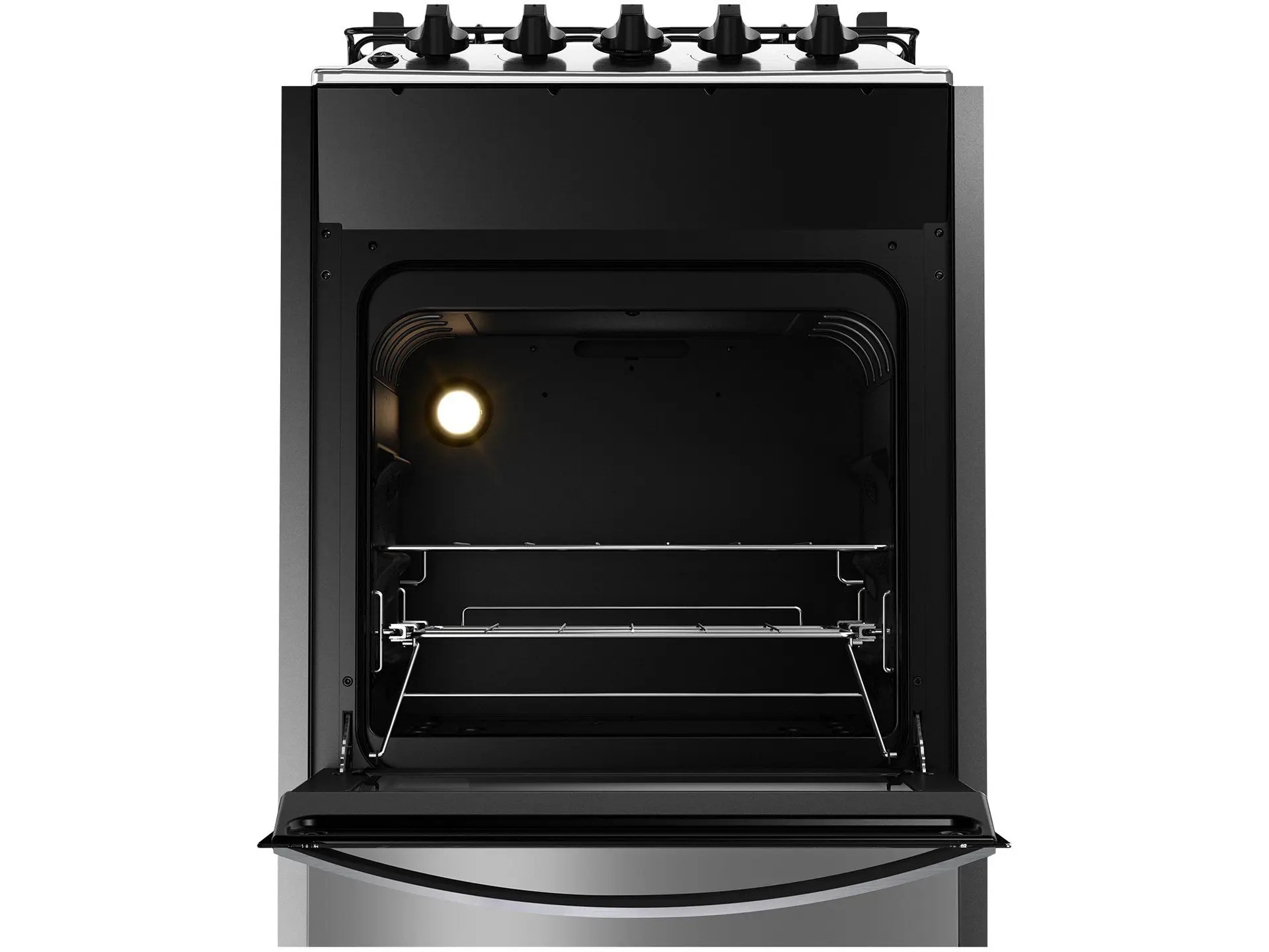Fogão Brastemp 4 Bocas de Embutir Inox com Dupla Chama e Grades Individuais BYO4EBR 110/220V - Imagem 4