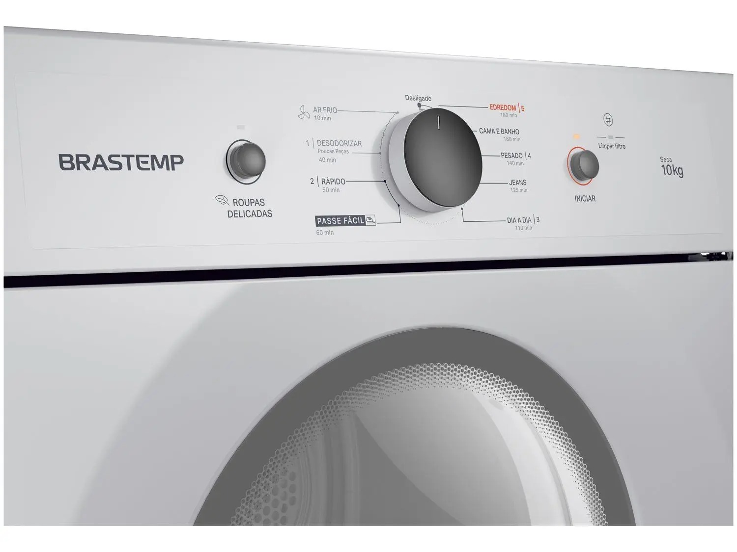 Secadora de Roupas Brastemp de piso 10KG Cesto em Aço esmaltado Branco BSR10BB 110/220V - Imagem 5
