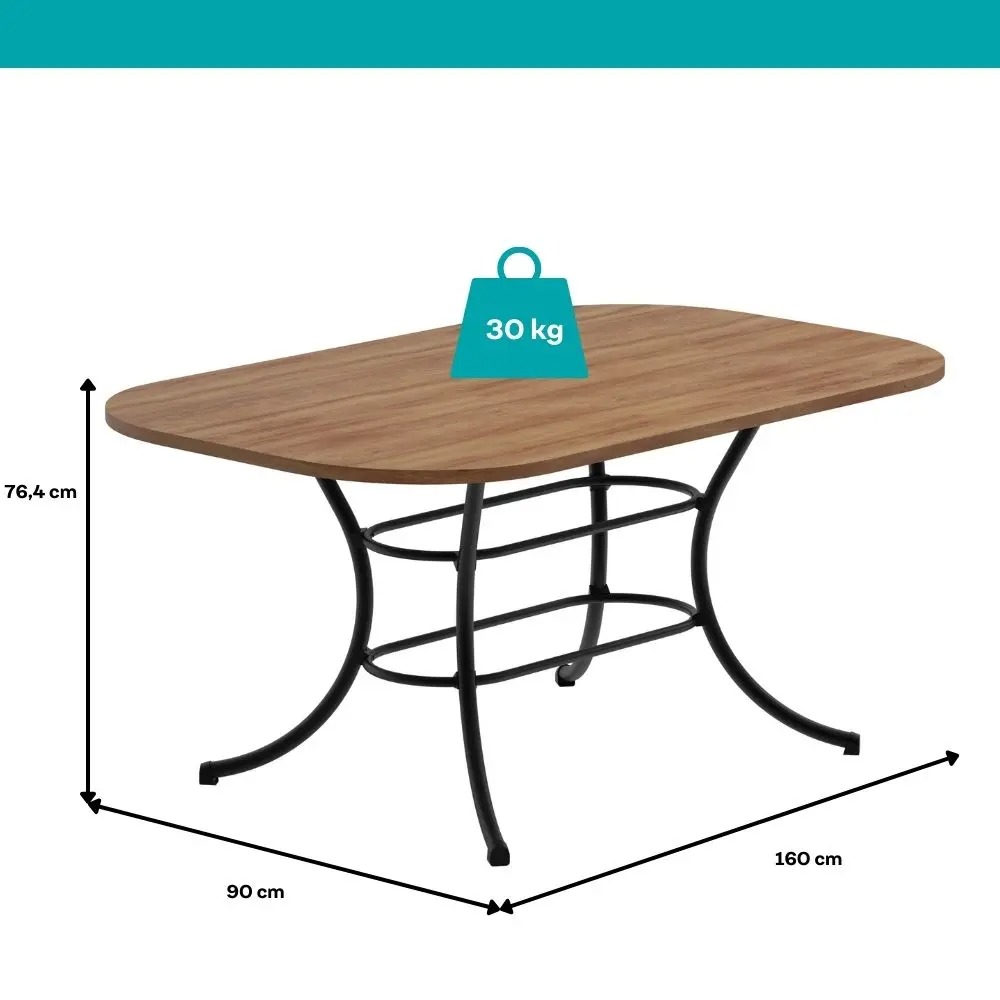 Conjunto Sala de Jantar com Mesa e 6 Cadeiras Fenix Carraro - Imagem 5