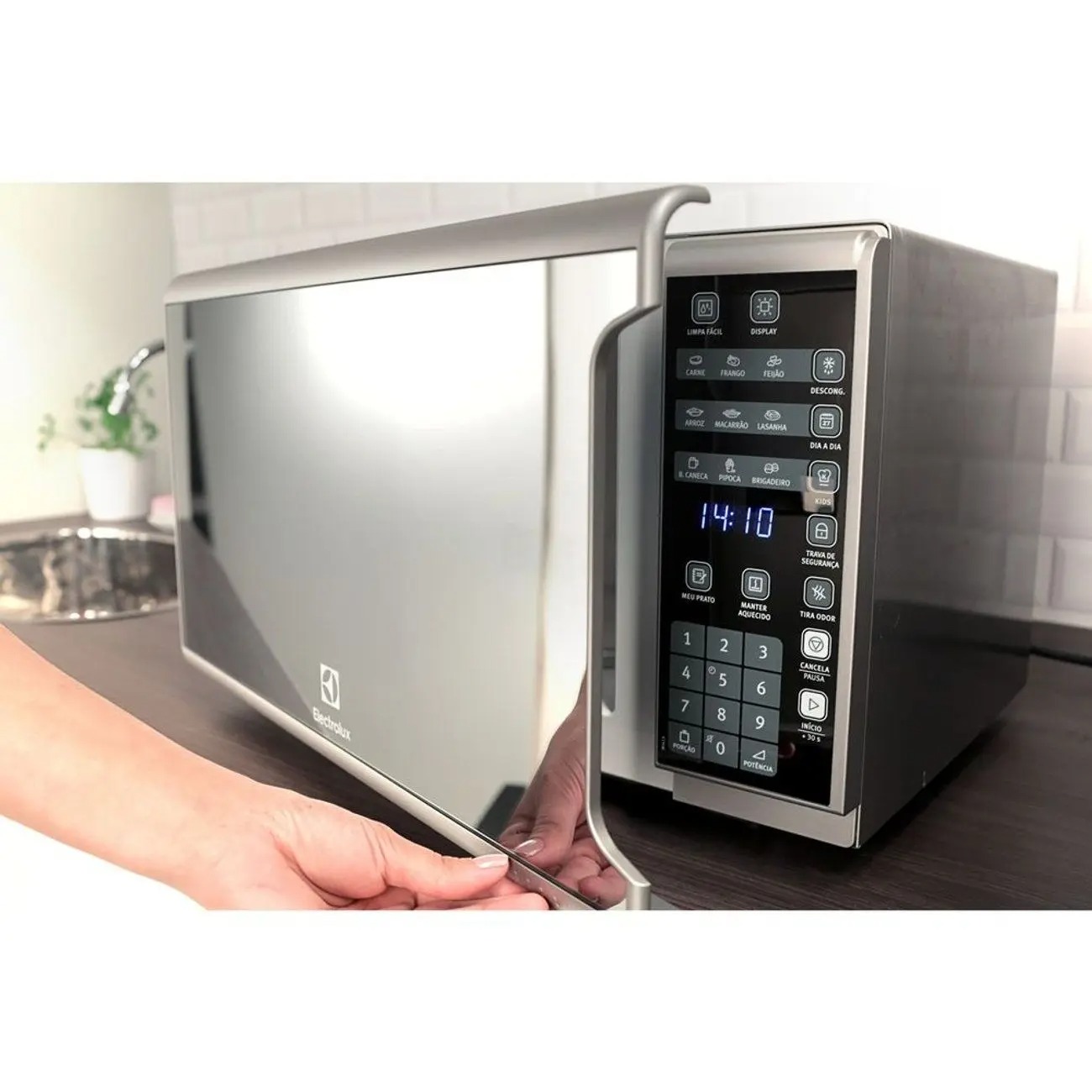 Micro-ondas Electrolux MI41S 31L Painel Integrado Espelhado Inox 110/220V - Imagem 5