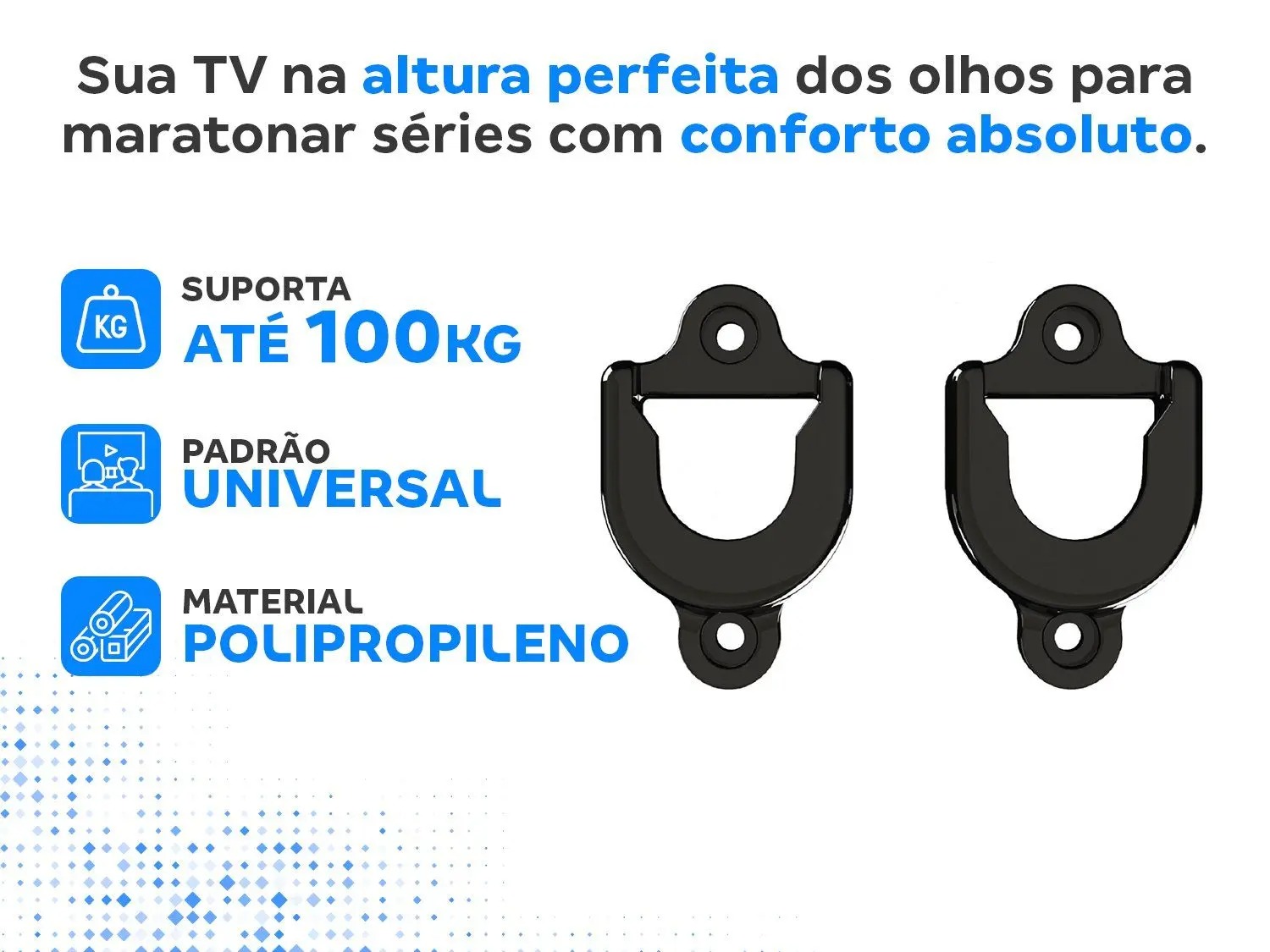 Suporte para TV Fixo de 10” até 85 - Indusat SU280i - Imagem 3