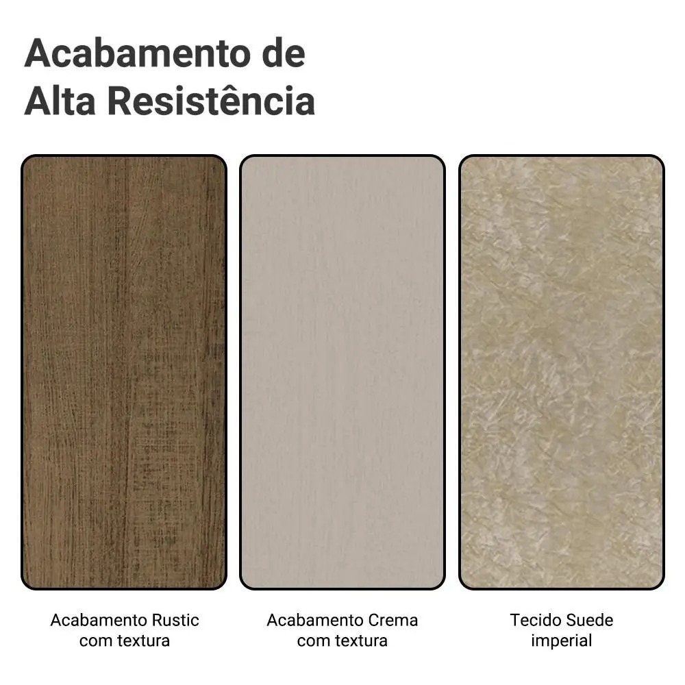 Conjunto Sala de Jantar Tampo de Vidro 6 Cadeiras Sintra Madesa - Imagem 10