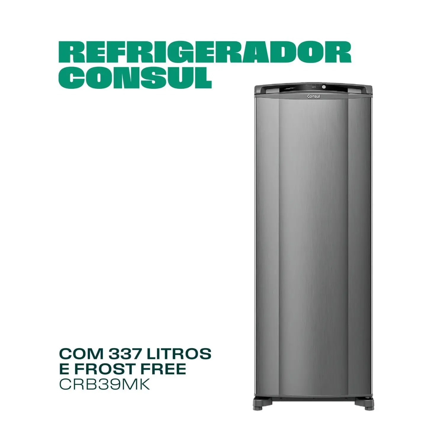 Geladeira Frost Free 337L com Espaço Extra Frio Inox Consul - CRB39MK 110/220V - Imagem 6