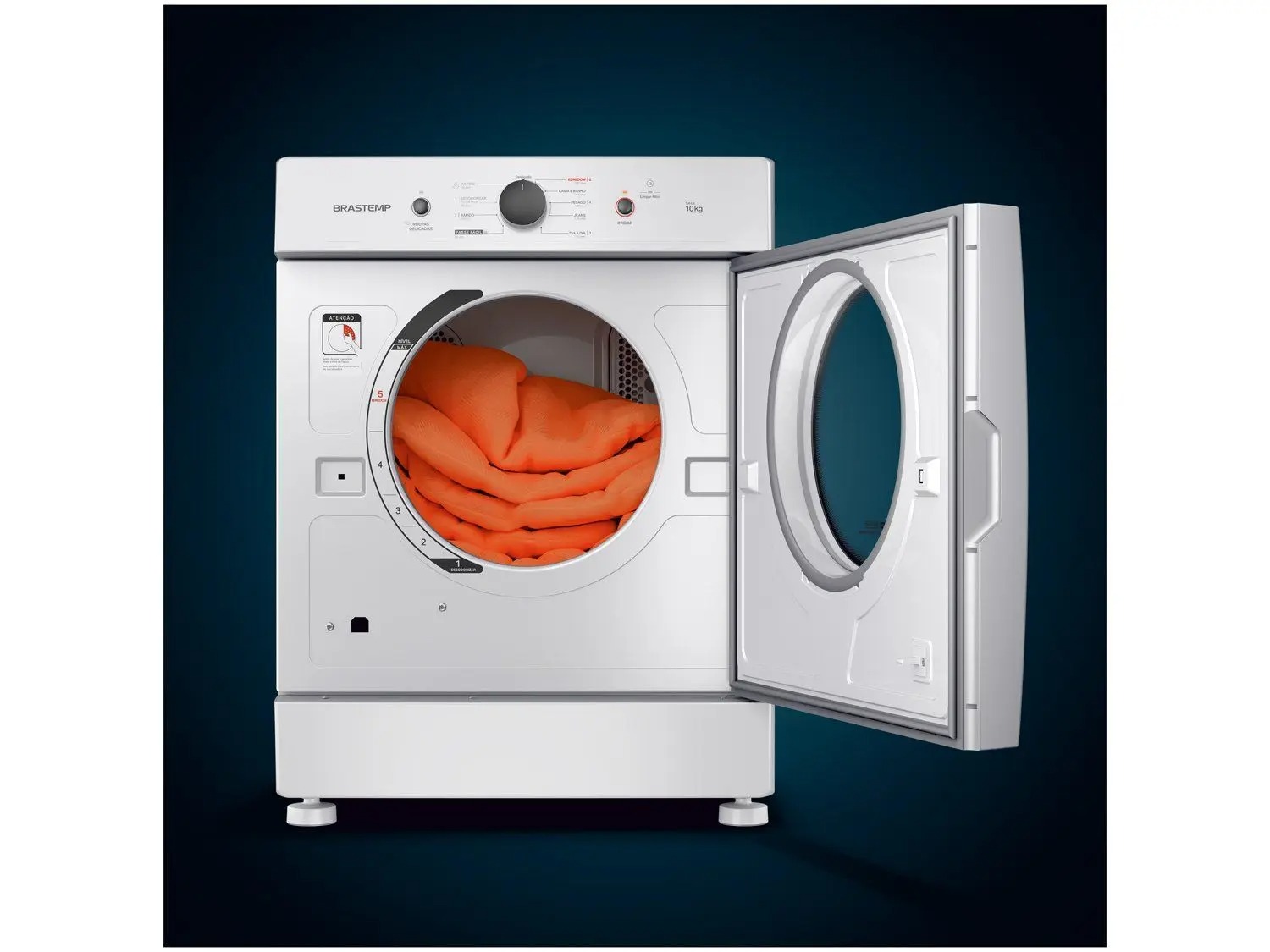 Secadora de Roupas Brastemp de piso 10KG Cesto em Aço esmaltado Branco BSR10BB 110/220V - Imagem 6