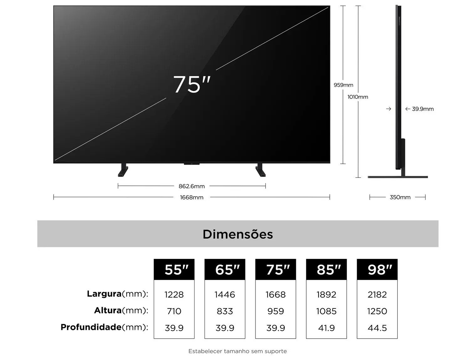 Smart TV 75" TCL 4K UHD Mini LED 75A400M Google TV 2026 - Imagem 2