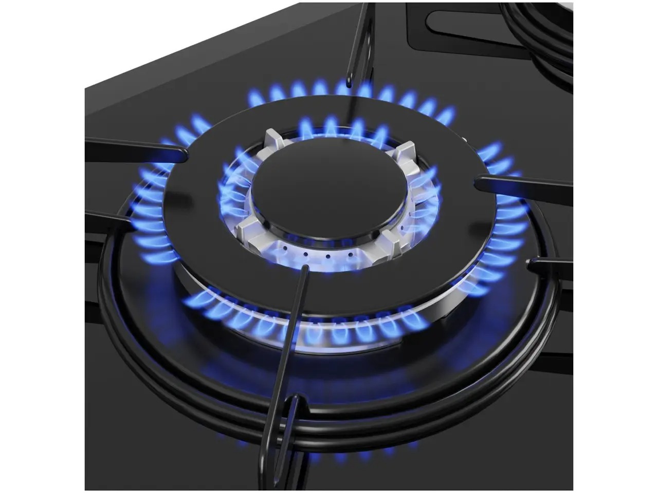 Cooktop 5 Bocas Philco Cook Chef 5 TC à Gás - GLP Preto Tripla-chama Cook Chef 5 TC 110/220V - Imagem 5