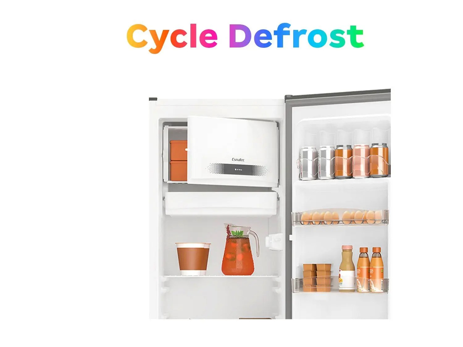 Geladeira/Refrigerador Esmaltec Cycle Defrost 1 Porta Branco 293L ROC31 PRO 110/220V - Imagem 3