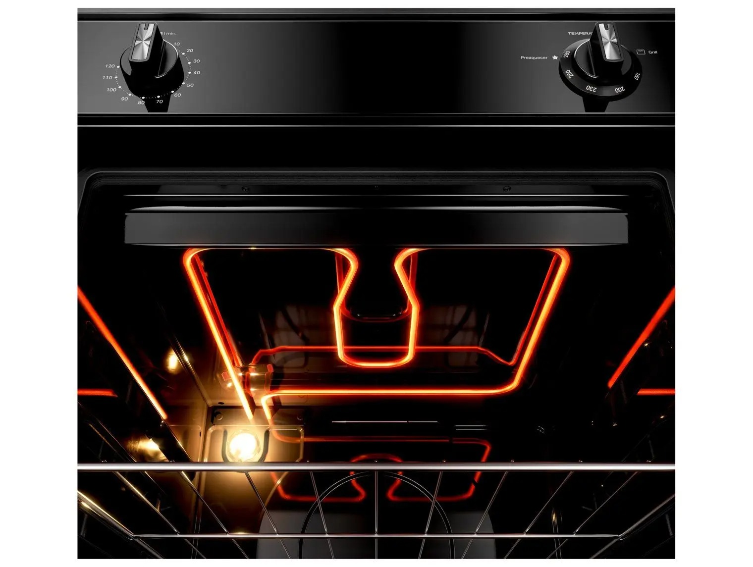 Forno a Gás de Embutir Consul Multifuncional Grill 78L Preto COA84CE 110/220V - Imagem 5