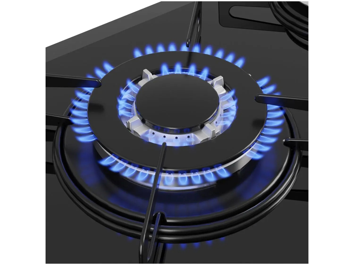 Cooktop 5 Bocas Philco Cook Chef 5 TC à Gás - GLP Preto Tripla-chama Cook Chef 5 TC 110/220V - Imagem 6