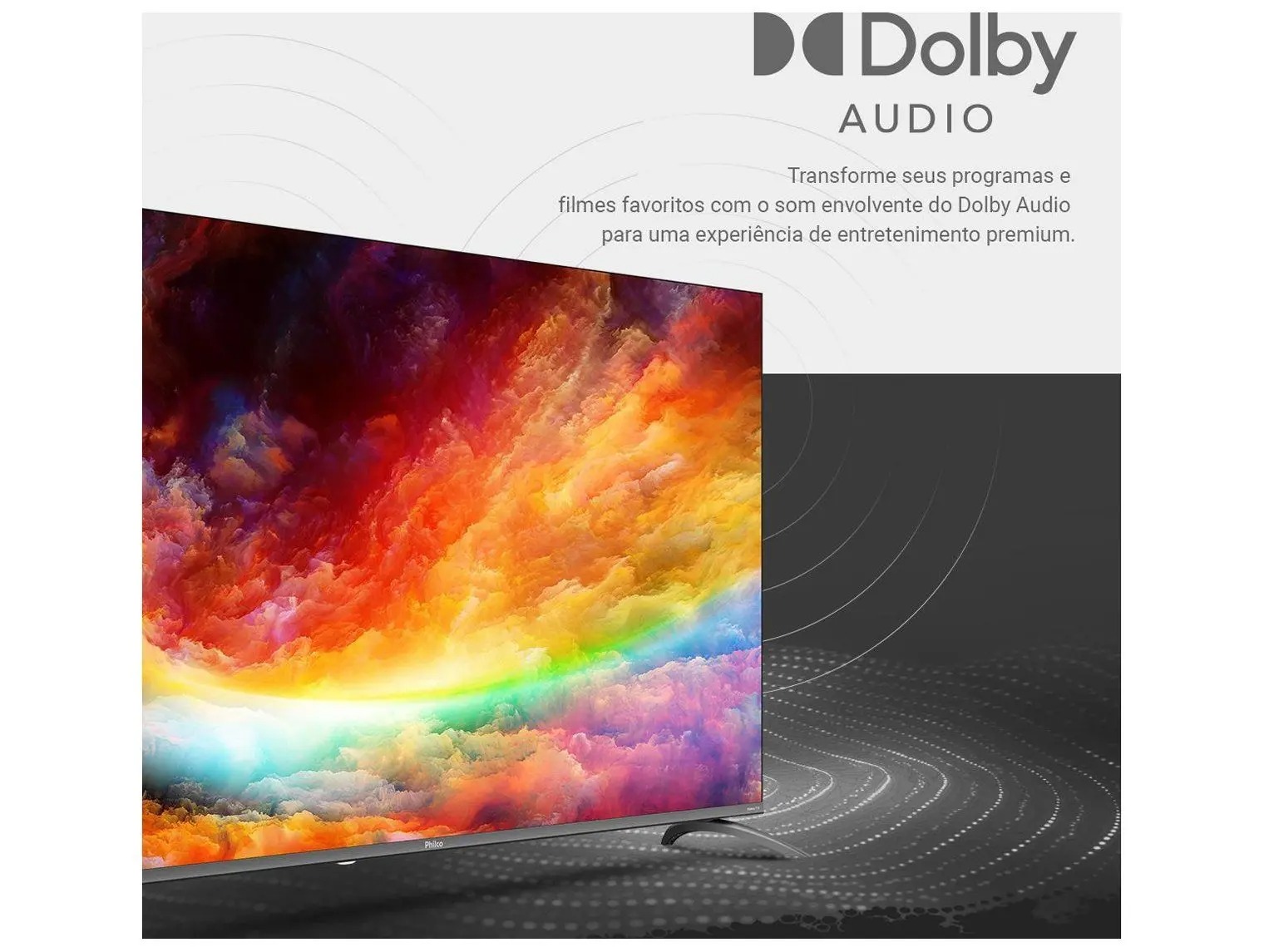 Smart tv 32 philco p32crb roku dolby audio hdr10 - Imagem 4