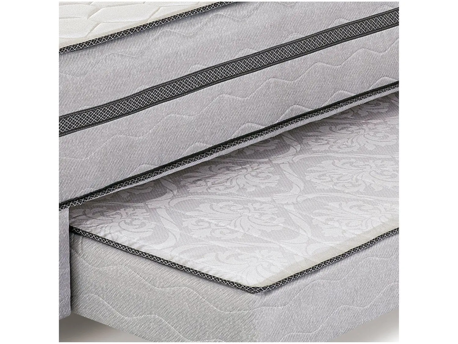 Cama Box Conjugada Solteiro Reconflex Espuma com Cama Auxiliar - 65x88x188cm Elos - Imagem 5