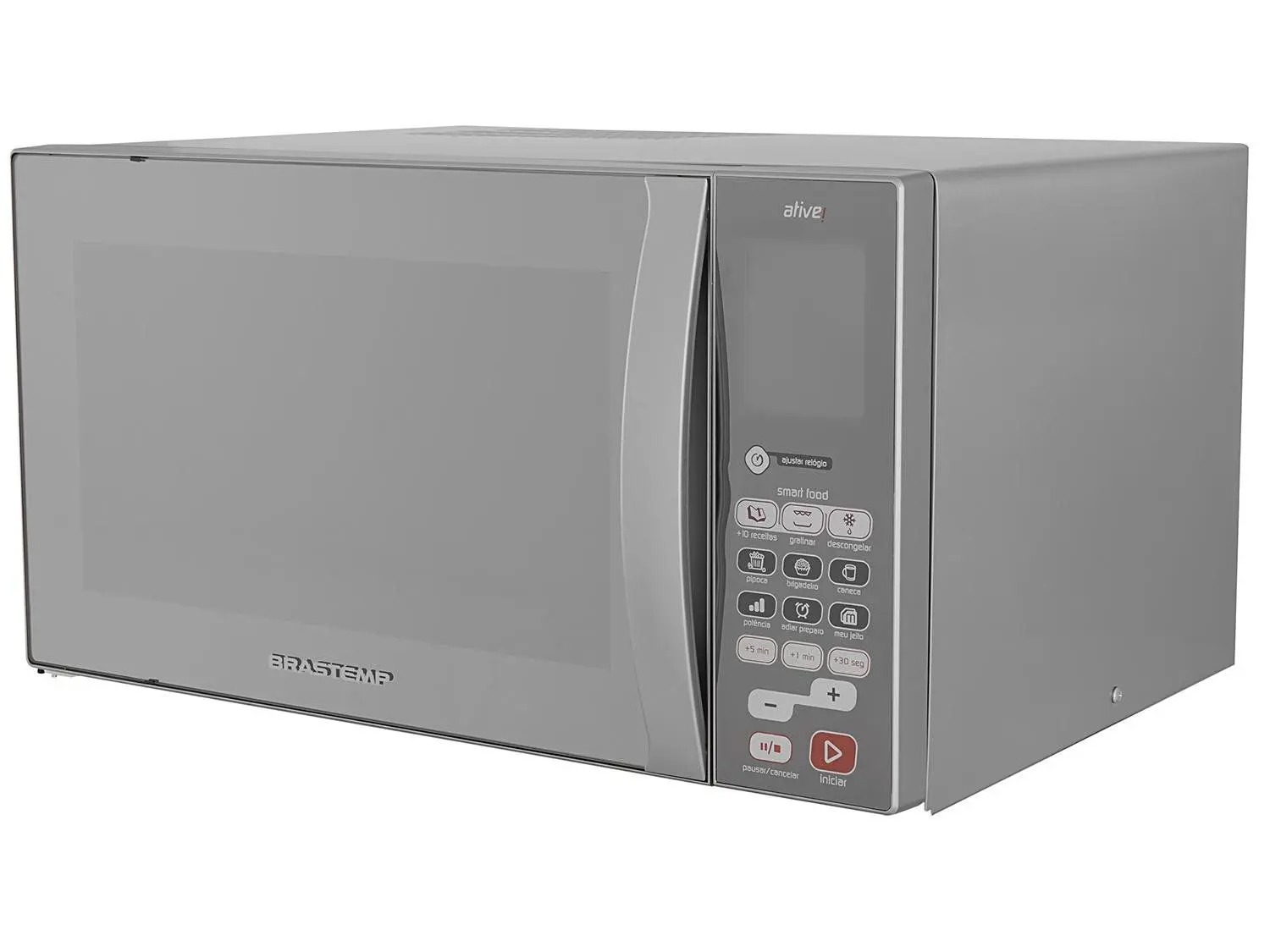 Micro-ondas Brastemp 38 Litros cor Inox Espelhado com Grill - BMJ38AR 110/220V - Imagem 3