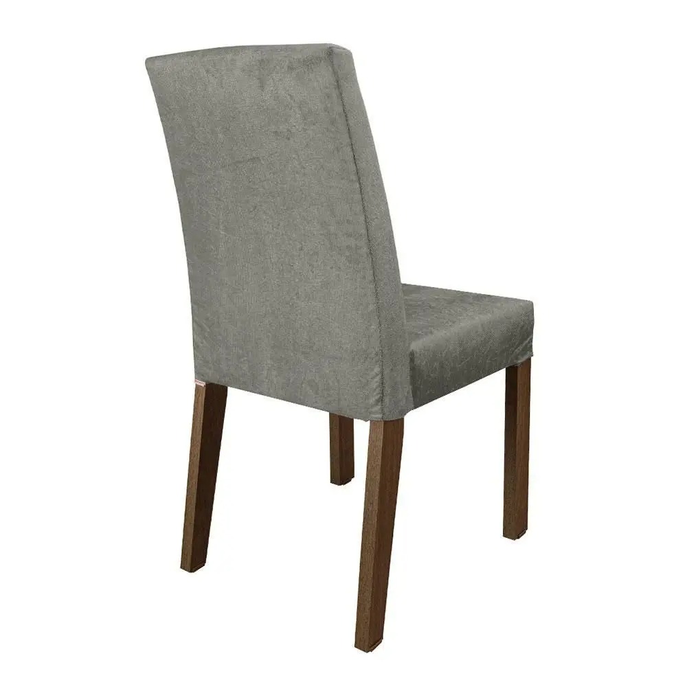 Conjunto Mesa de Jantar 6 lugares Tampo de Vidro Geórgia Madesa - Imagem 6