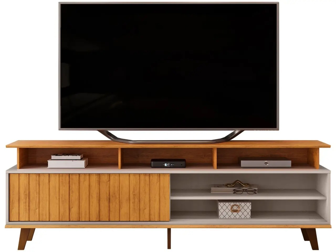 Rack para TV até 70" 1 Porta DJ Móveis Flow - Imagem 6