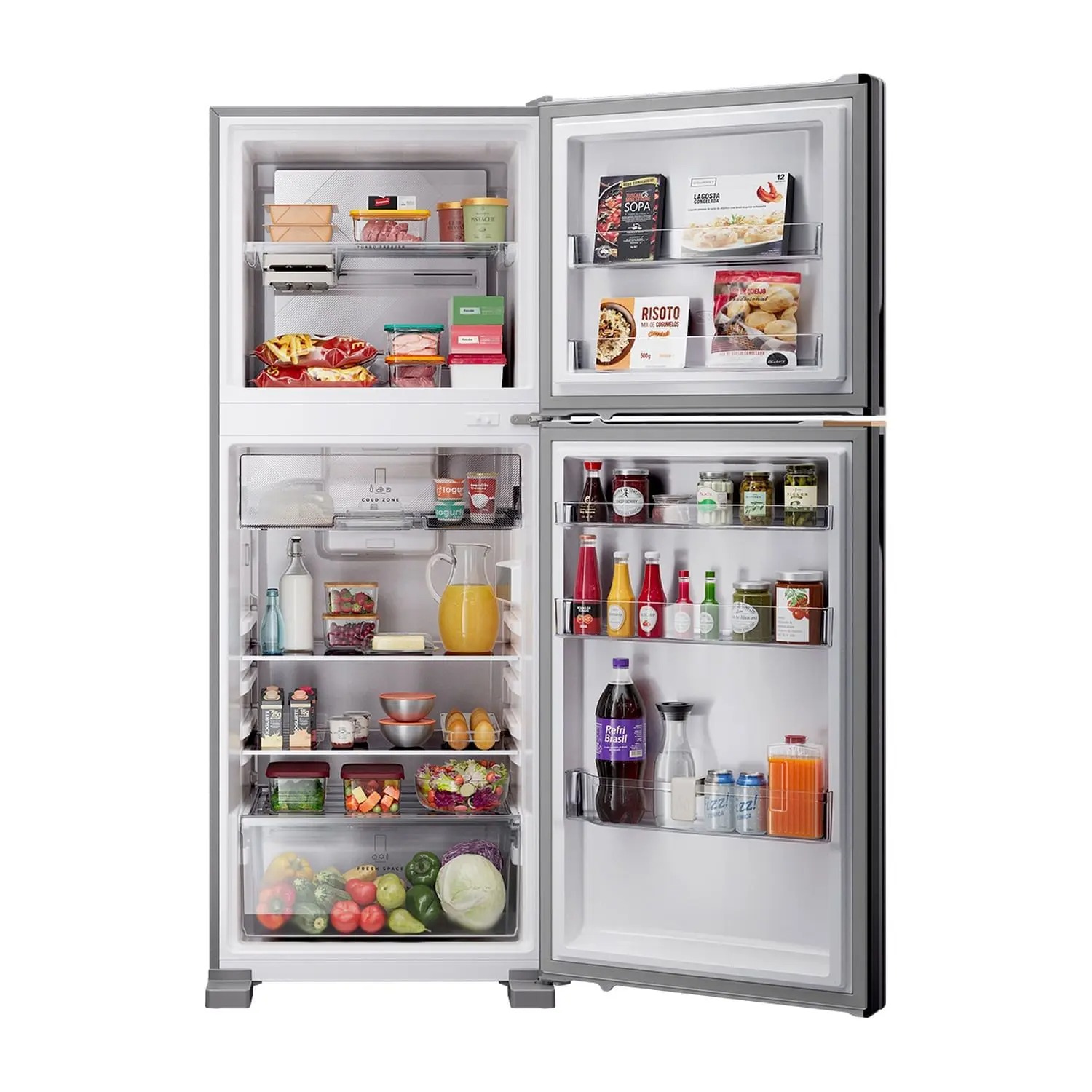 Geladeira Inteligente Frost Free Duplex 476 Litros Inox Brastemp - BRM60AK 110/220V - Imagem 4
