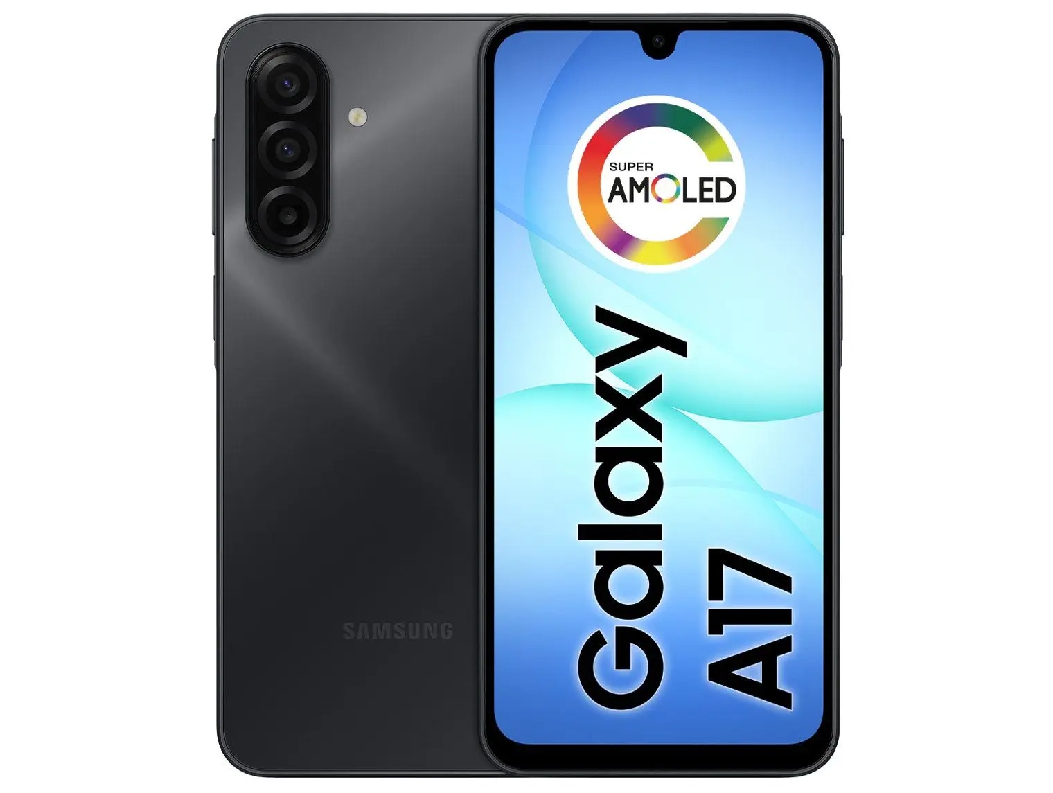 Smartphone samsung galaxy a17 4g 128gb 4gb ram preto