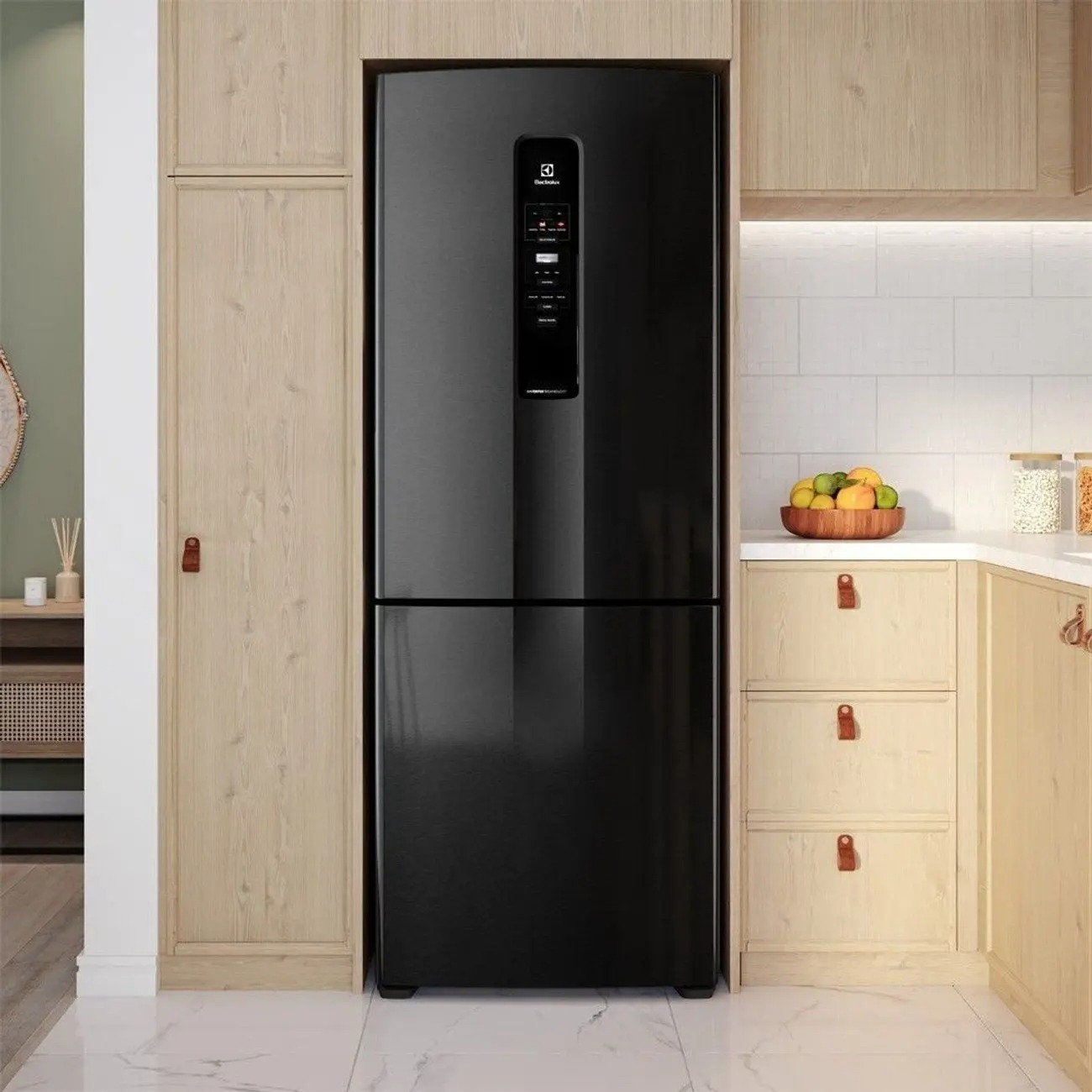 Geladeira Electrolux Frost Free Inverter 490L com AutoSense Inverse Black Inox Look (IB7B) 110/220V - Imagem 4