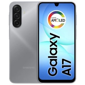 Smartphone Samsung Galaxy A17 com IA 256GB 8GB RAM Câmera de 50MP Tela de 6.7 NFC IP54 - Cinza