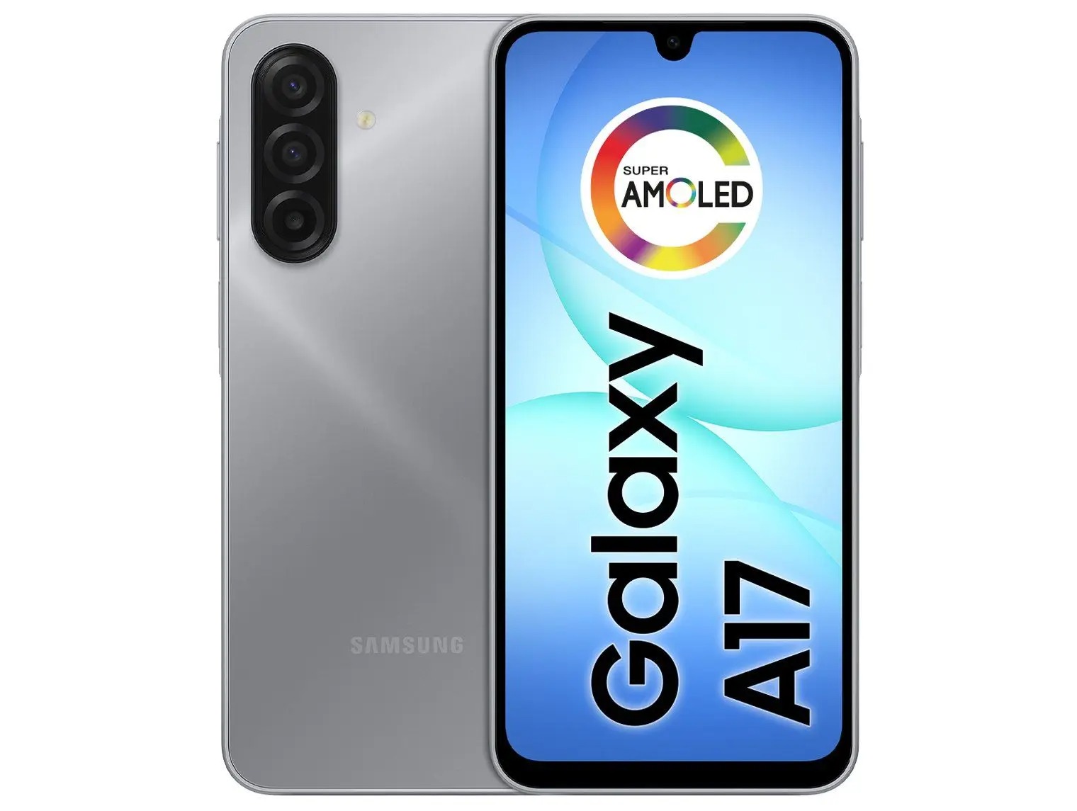 Smartphone Samsung Galaxy A17 com IA 256GB 8GB RAM Câmera de 50MP Tela de 6.7 NFC IP54 - Cinza - Imagem 3