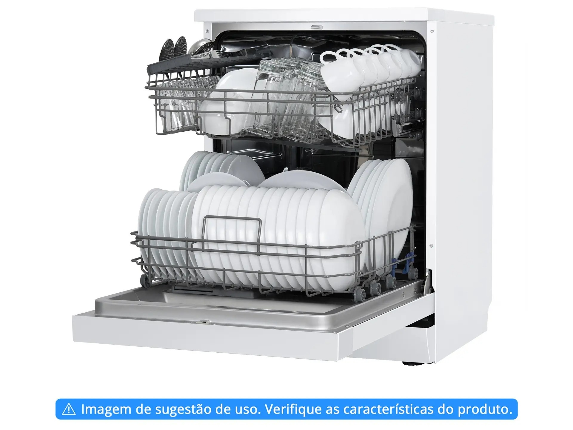 Lava Louças 14 Serviços Branca Midea 110/220V - Imagem 7