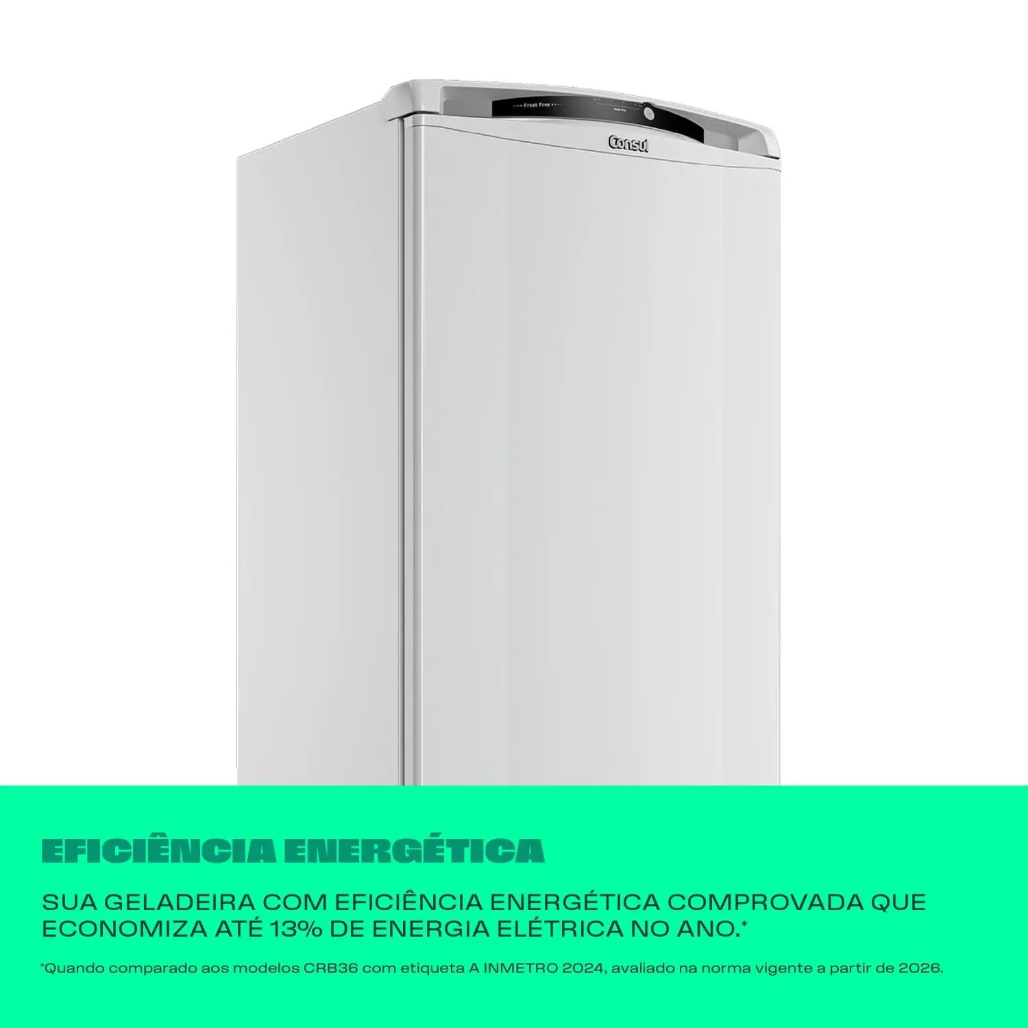 Geladeira Frost Free 297L Consul com Painel Externo Branca - CRB36MB 110/220V - Imagem 5