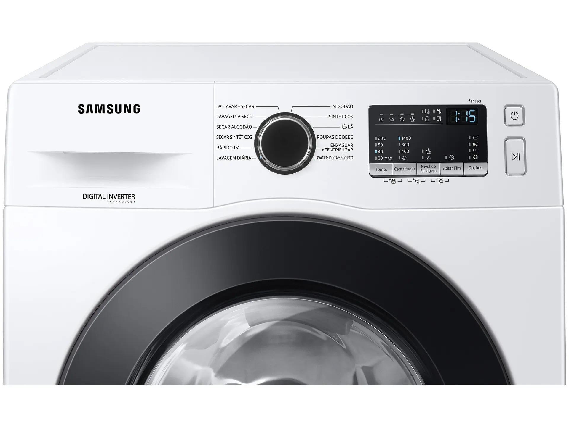 Lava e Seca Samsung WD11M com Digital Inverter WD11M4473PW Branca 11/7kg 110/220V - Imagem 3