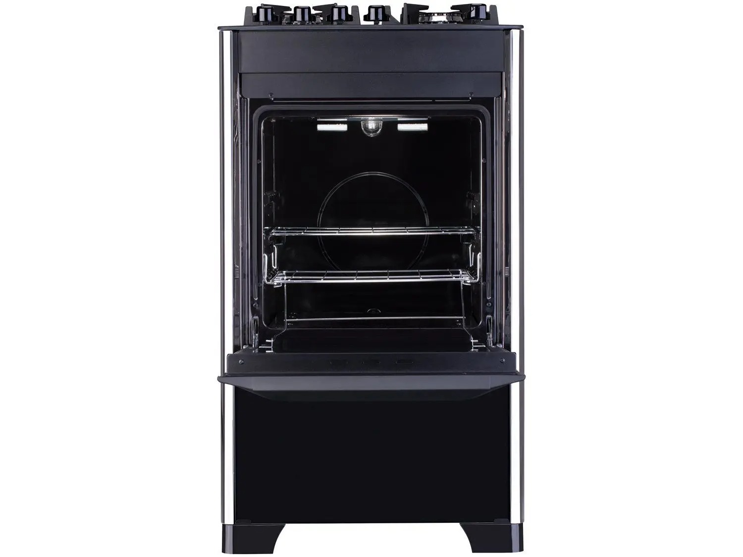 Fogão 4 Bocas Preto Mesa de Vidro Dako Magister 110/220V - Imagem 3