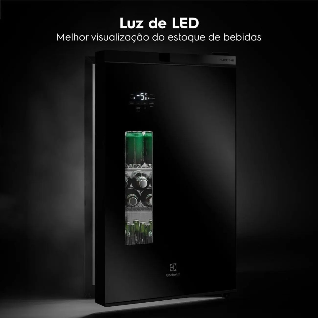 Cervejeira Electrolux Home Bar EB100 Vertical Preta 100L Frost Free 110/220V - Imagem 7