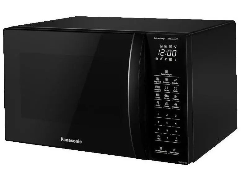 Microondas Panasonic Dupla Refeição 34L Black Glass - NN-ST66NBRU 110/220V - Imagem 3
